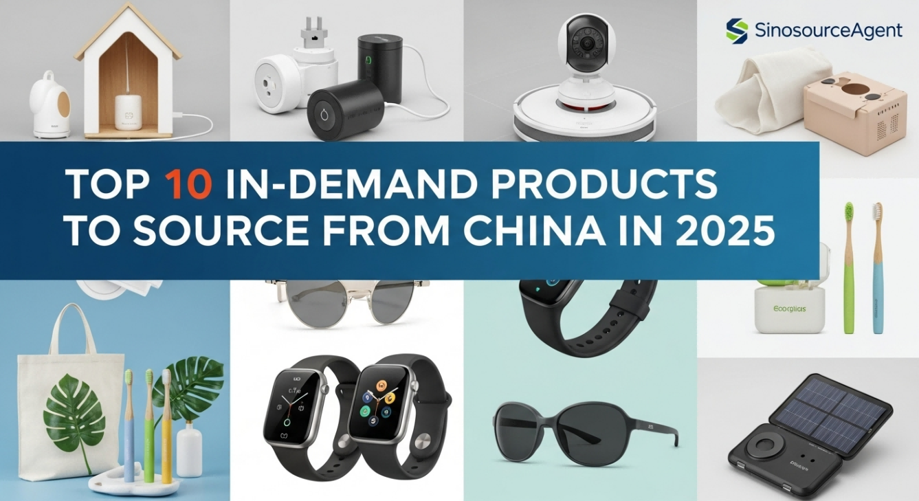 Top 10 gefragteste Produkte für das Sourcing aus China 2025